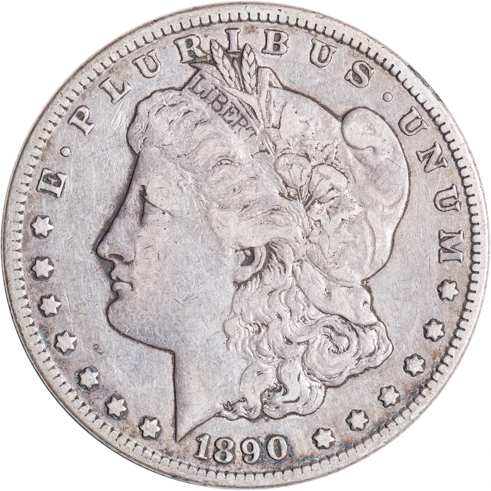 VF-25 1890-CC Morgan Dollar