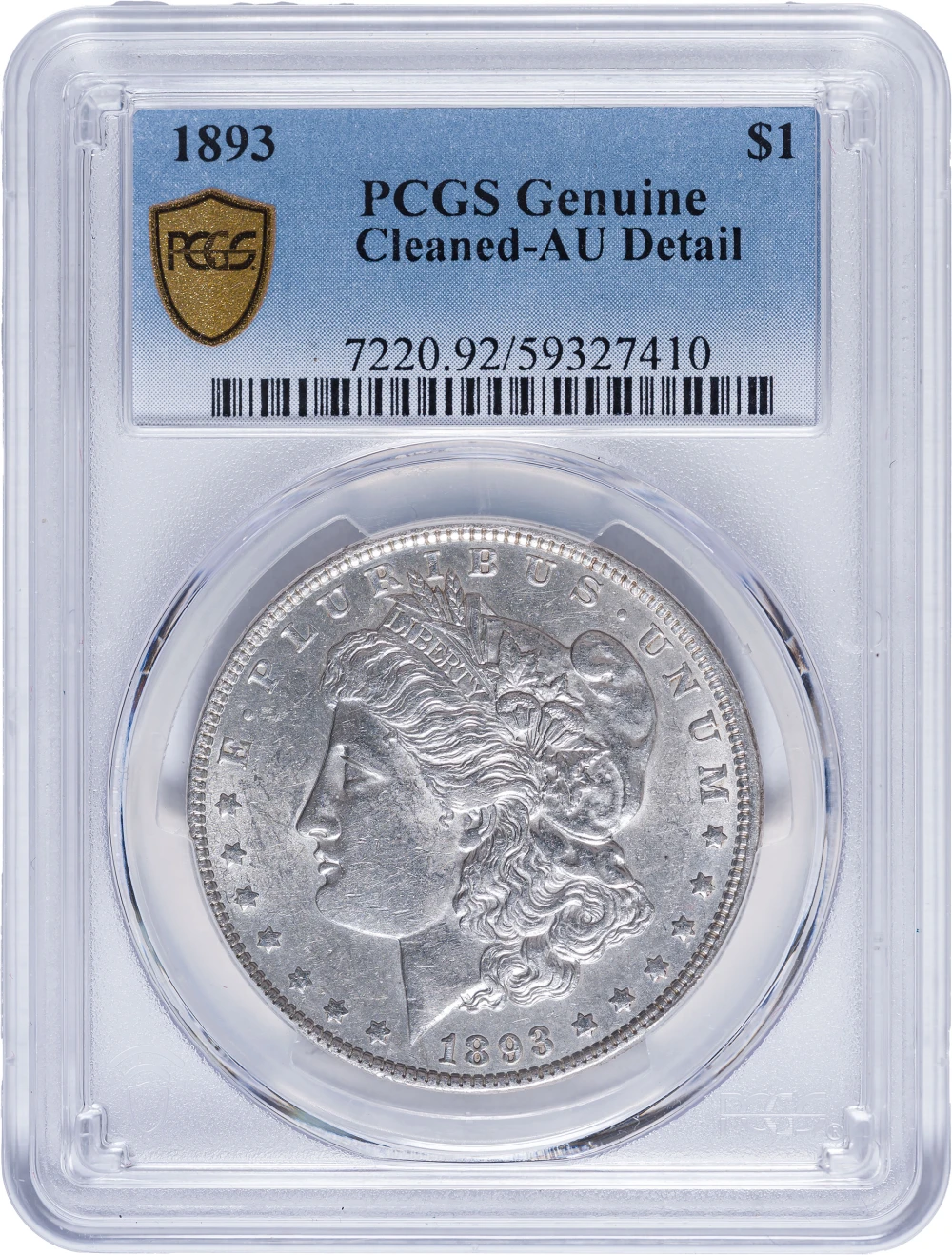 PCGS AU Details 1893 Morgan Dollar