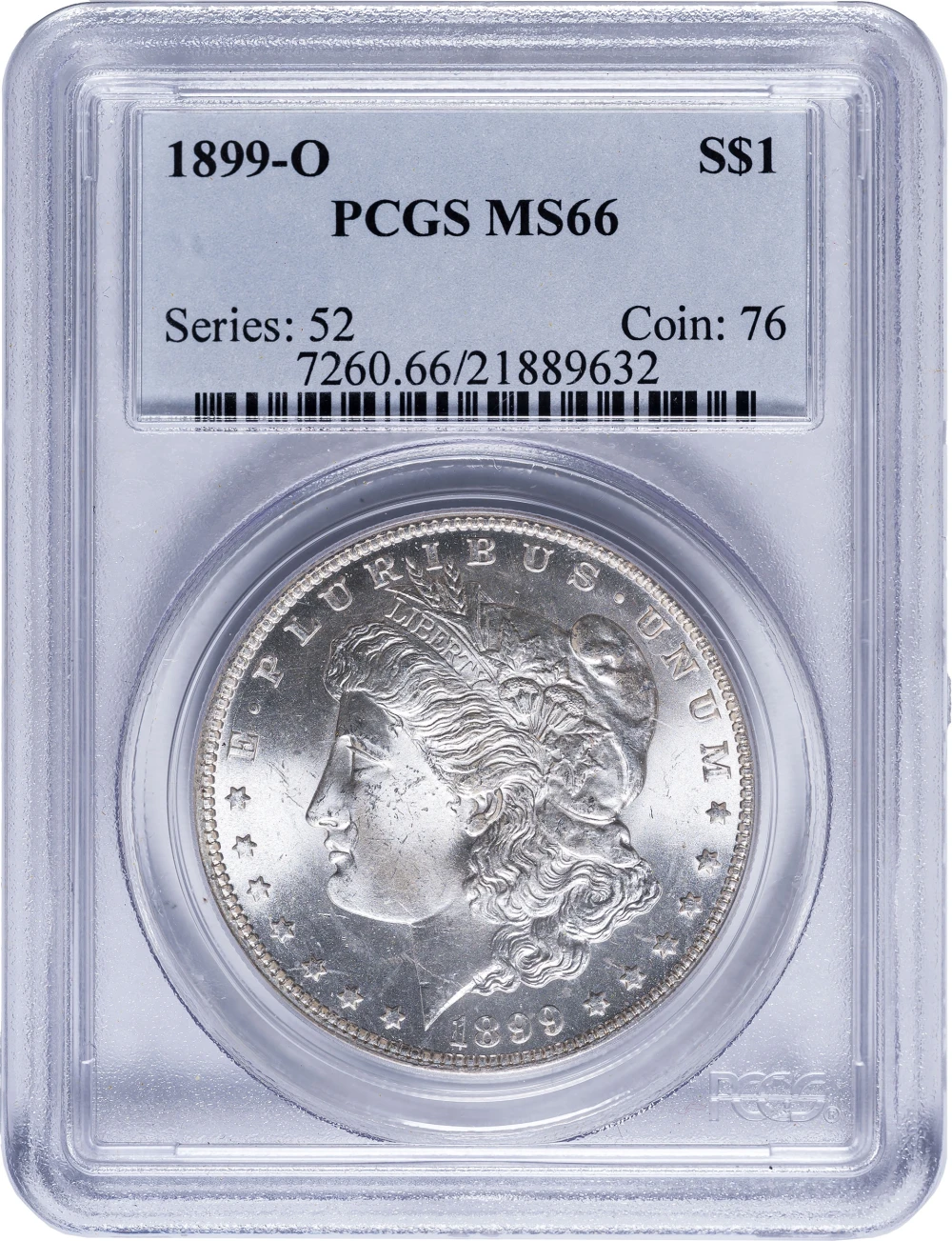 PCGS MS-66 1899-O Morgan Dollar