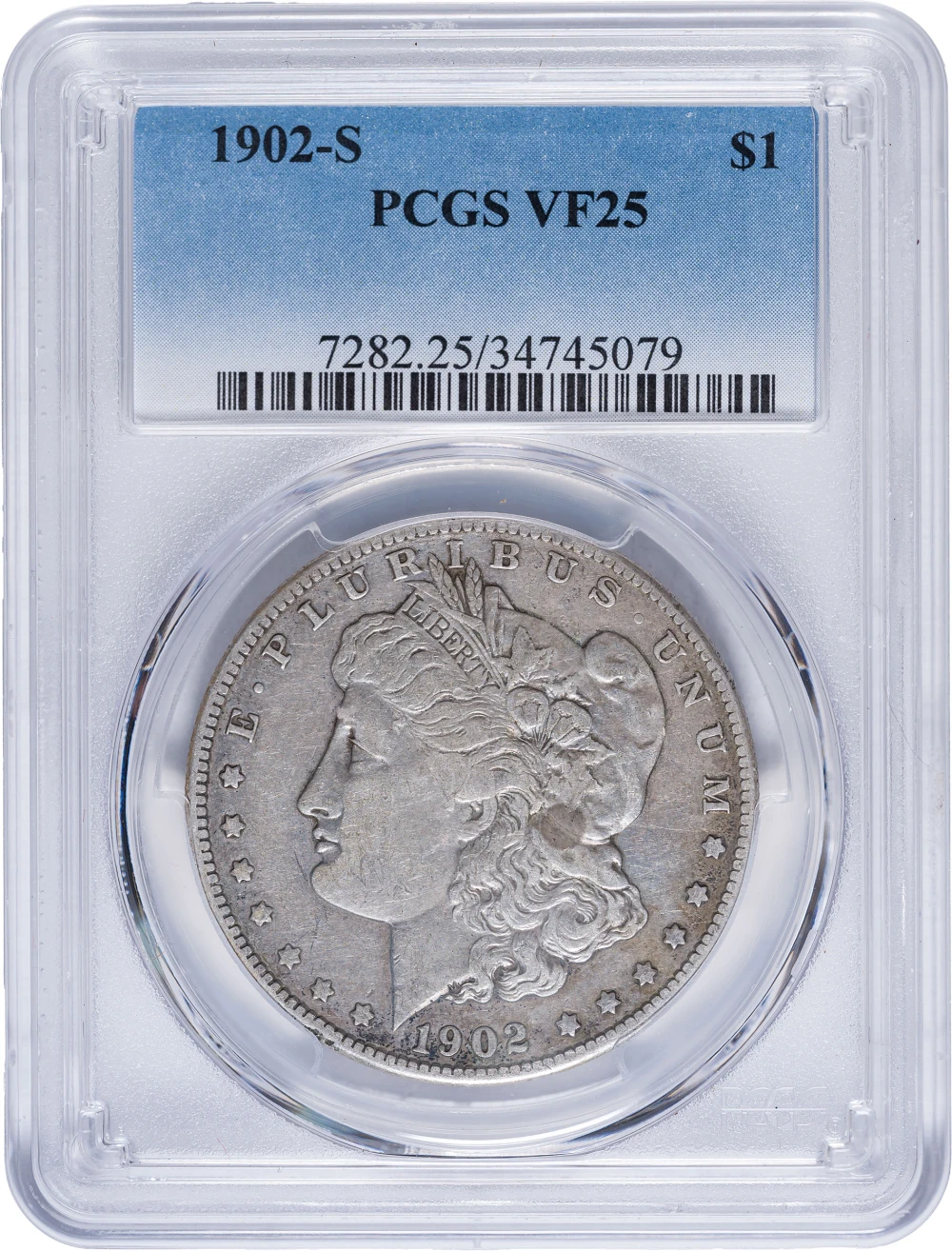 PCGS VF-25 1902-S Morgan Dollar