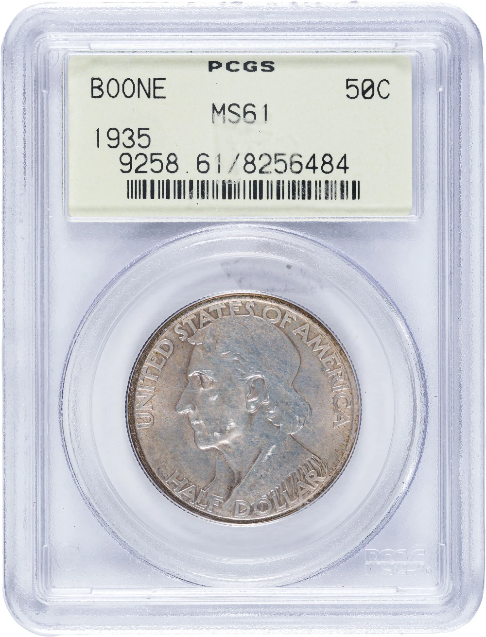 PCGS MS-61 1935 Boone Half Dollar