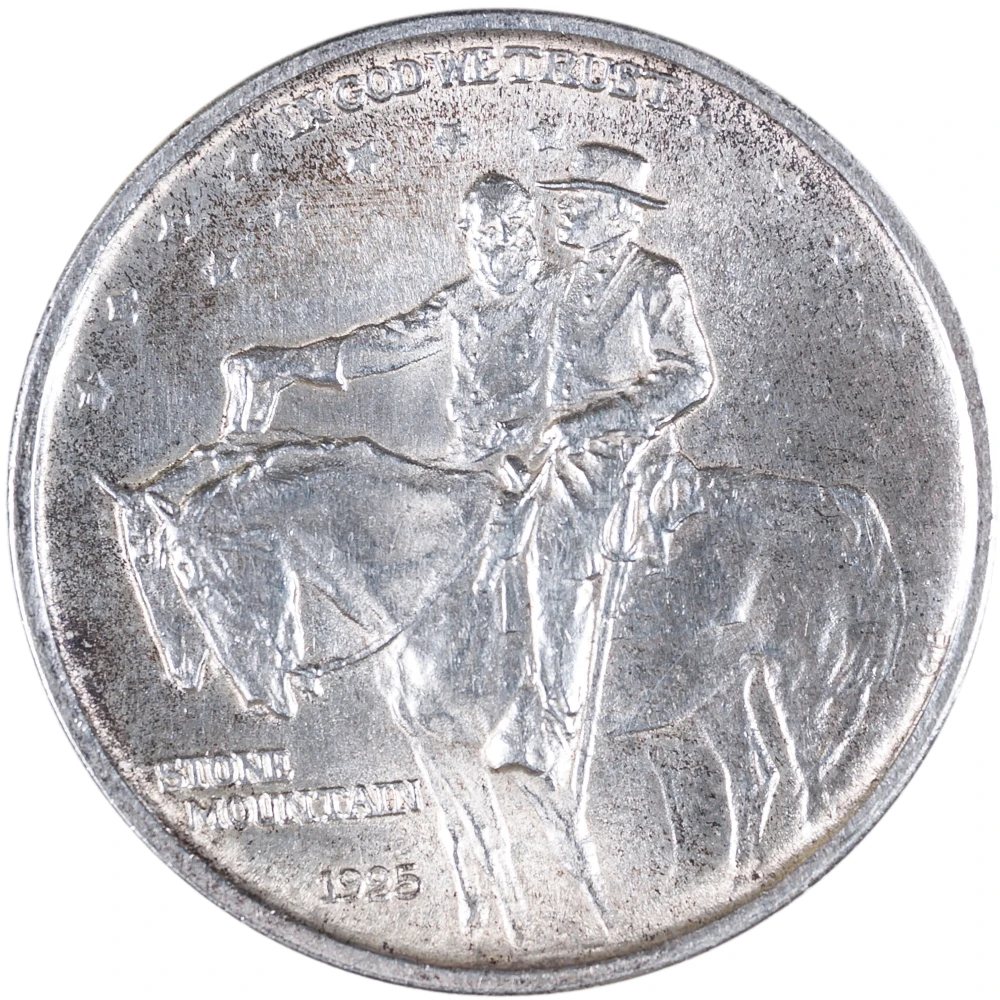BU-62 1925 Stone Mt. Half Dollar