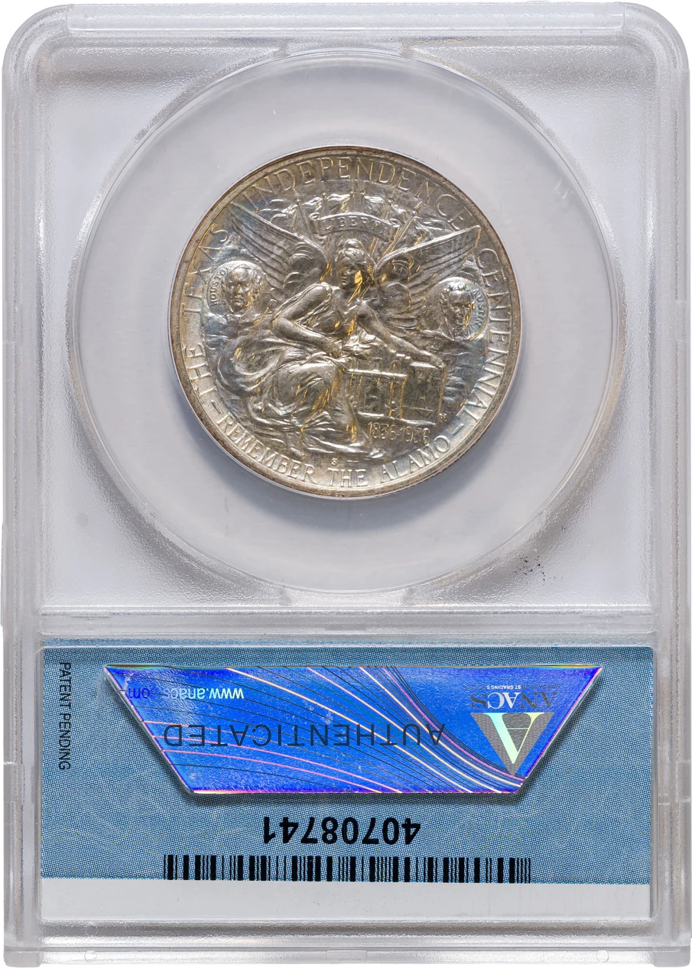 ANACS MS-63 1937-S Texas Half Dollar
