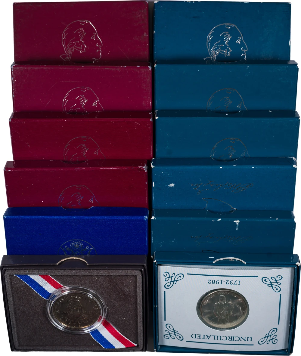 12 Pcs Commemorative Half Dollars