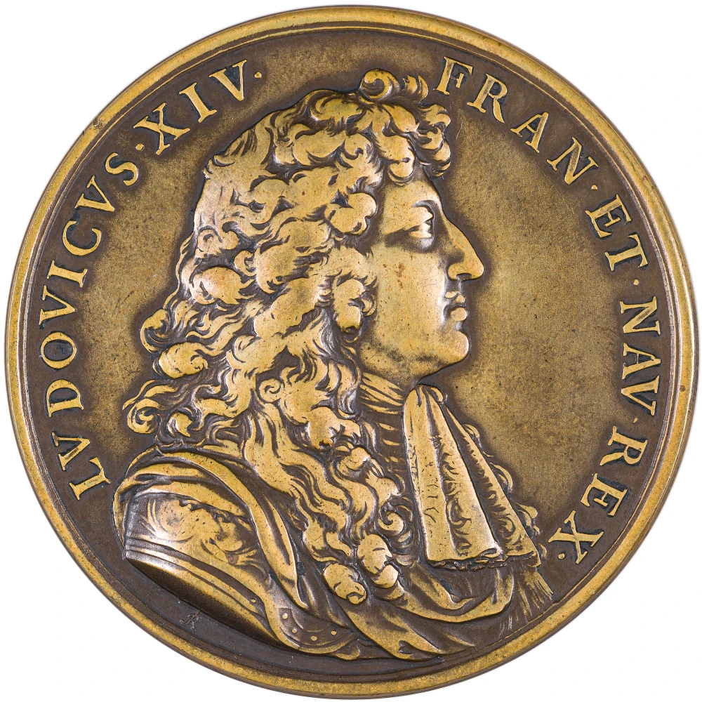 France. Restrike 1673 Louis XIV Medal