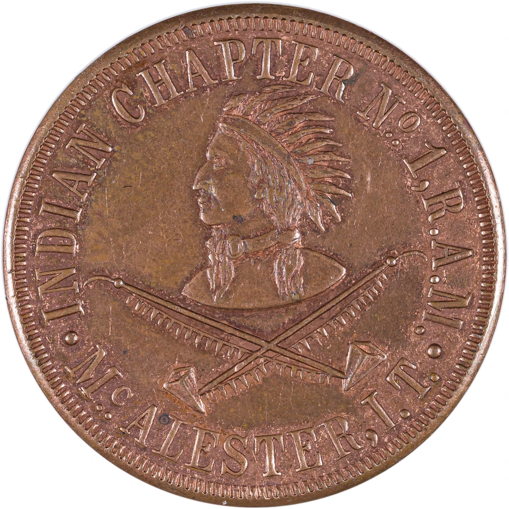 McAlester, Indian Territory Masonic Penny