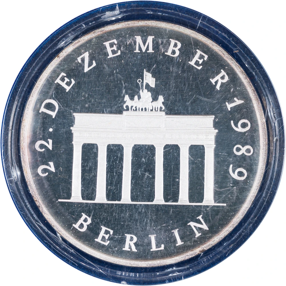 1990 A German Proof Brandenburg Gate 20 Mark