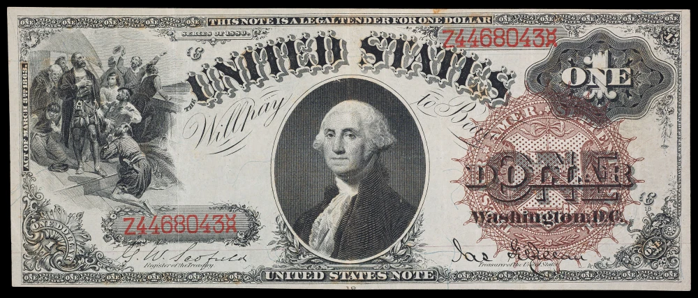 VF/EF 1880 $1 Legal Tender