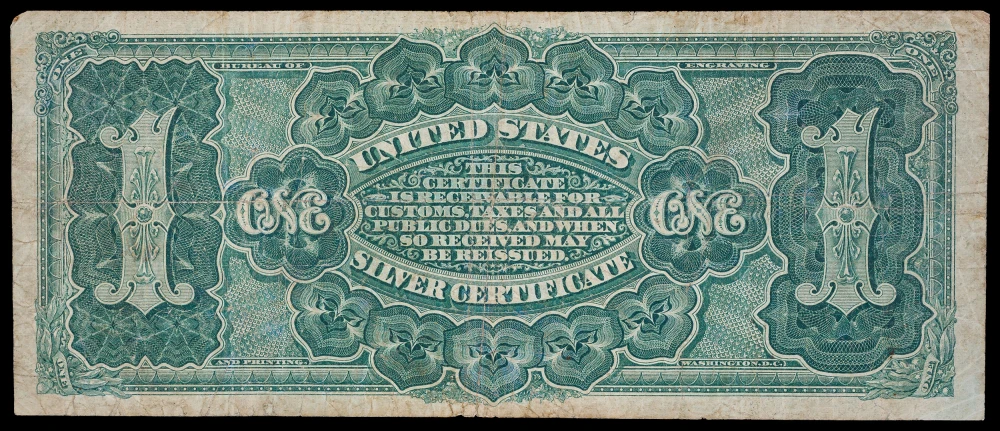 F+ 1886 $1 Martha Washington Silver Certificate