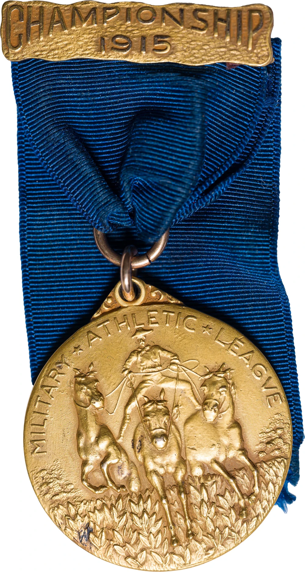 1915 14K Gold Military Athletic League Medal