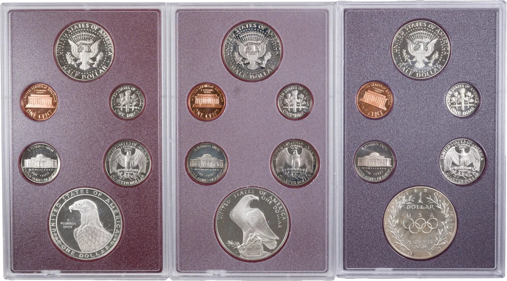 3 Pieces Mixed Prestige Proof Sets