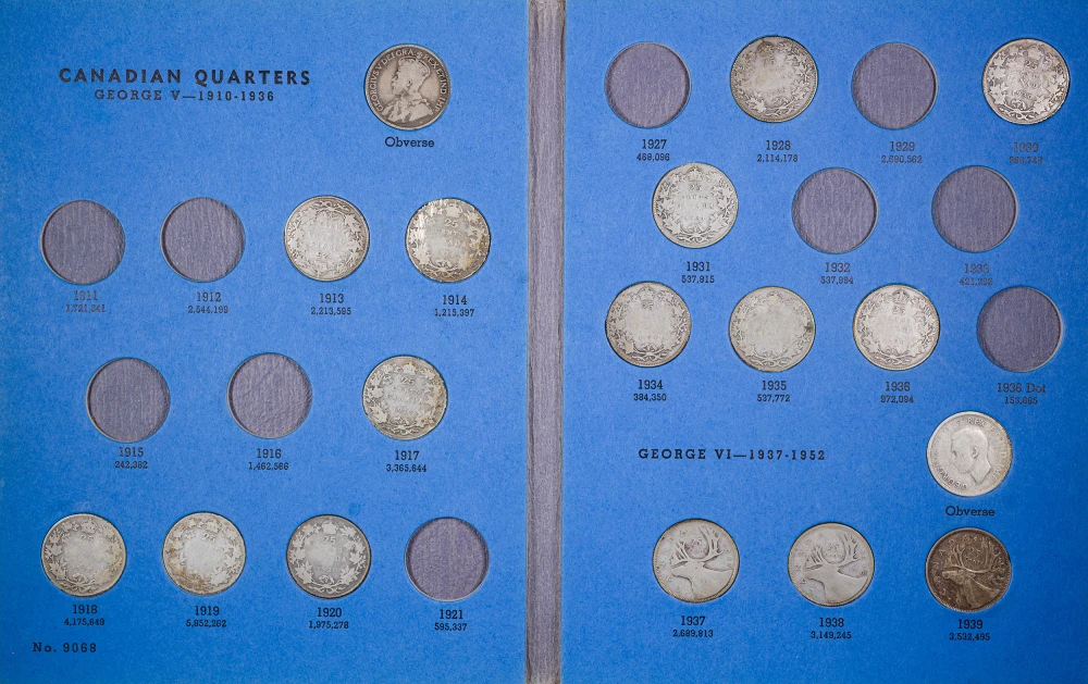 Pair Of Canadian Silver Collections