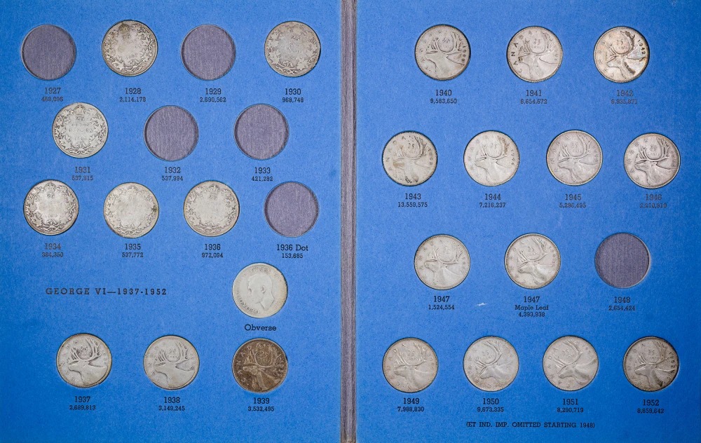 Pair Of Canadian Silver Collections