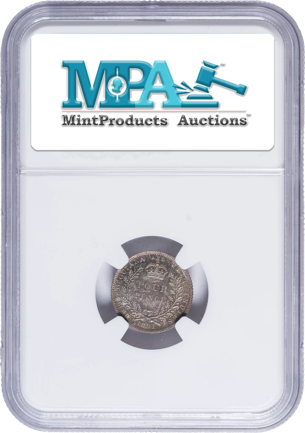 British Guiana. NGC MS-64 1891-B Fourpence