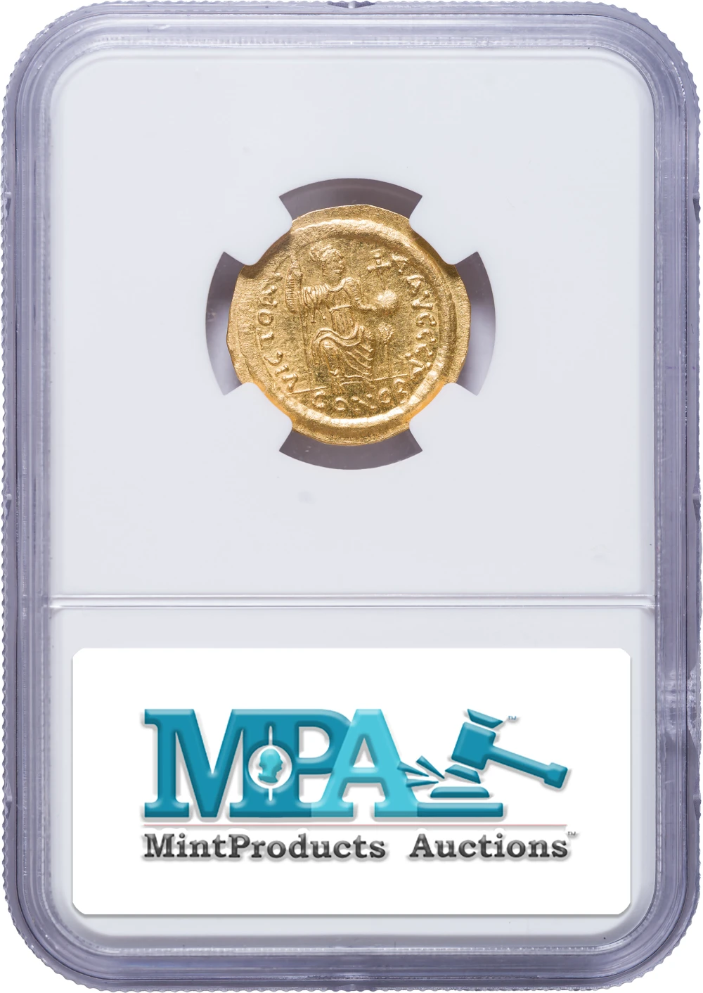 Byzantine Empire. Pleasing Unc Gold Solidus