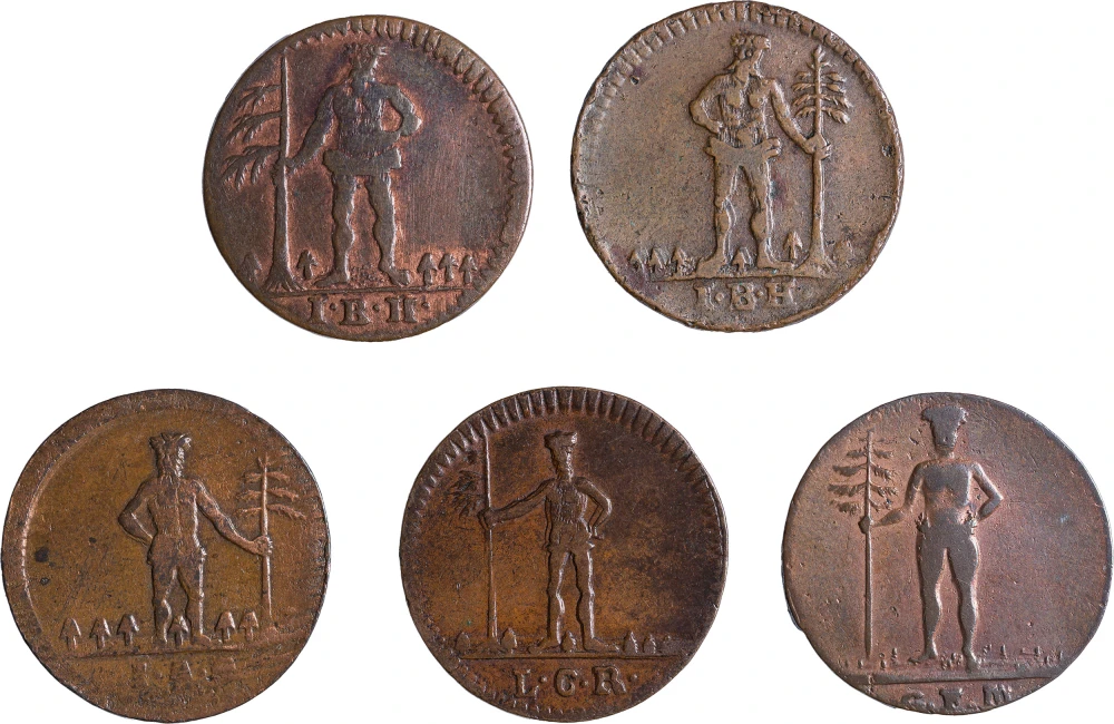 German States. Group of Copper Wildman Pfennings