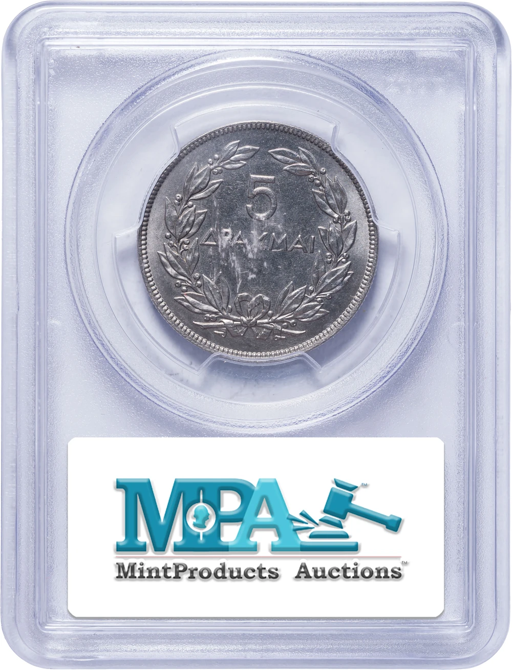 Greece. PCGS MS-65 1930 5 Drachma