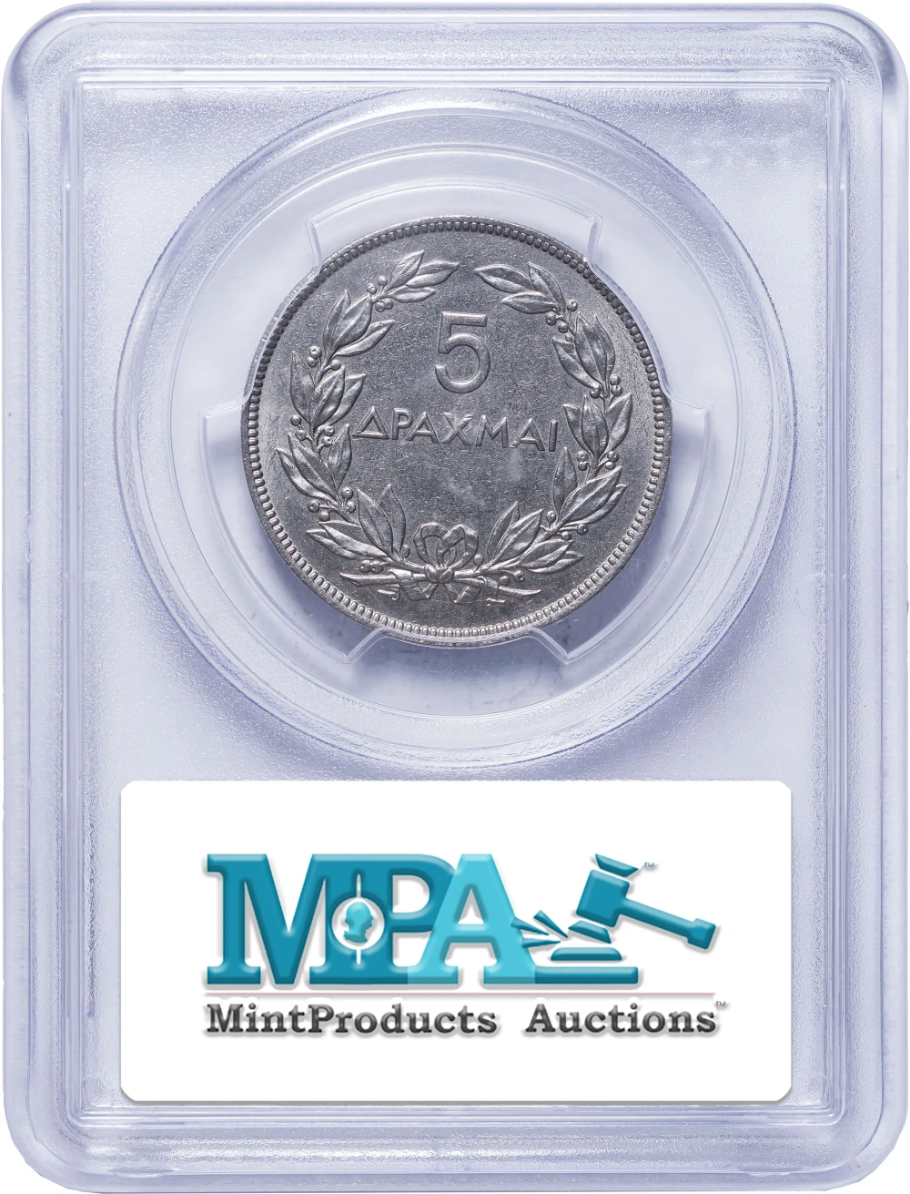 Greece. PCGS MS-65 1930 5 Drachma