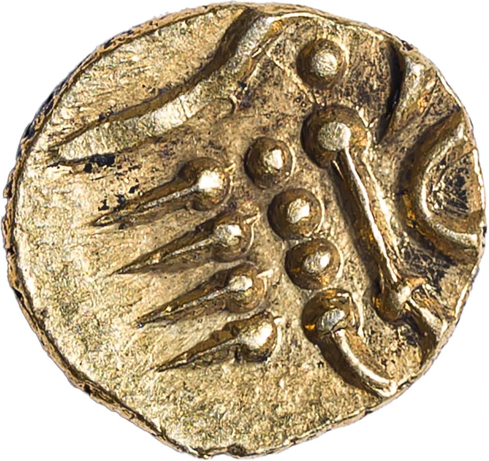 India. EF-AU Gold Fanam