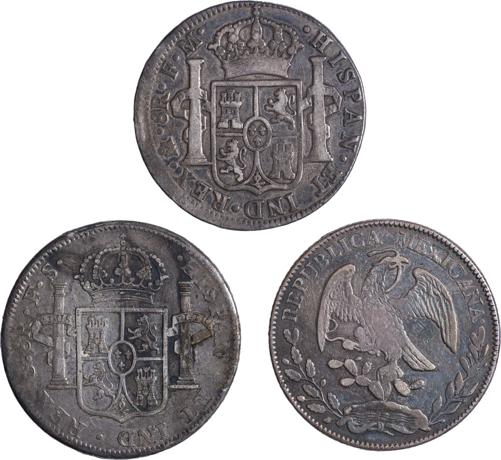 Mexico. 8 Reale Trio