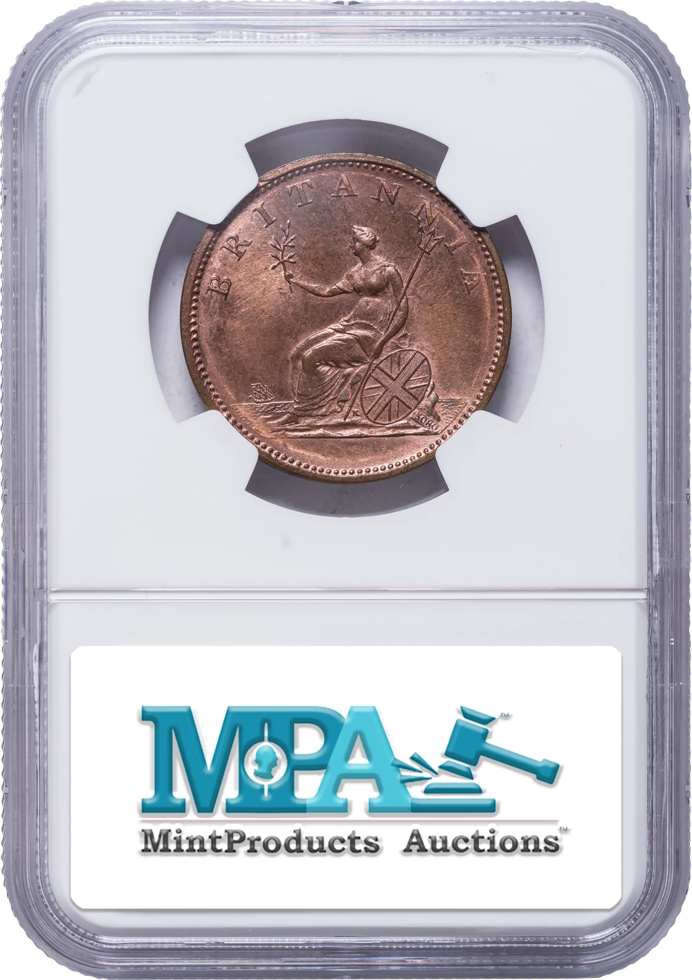Great Britain. NGC MS-65 RB 1806 Halfpenny