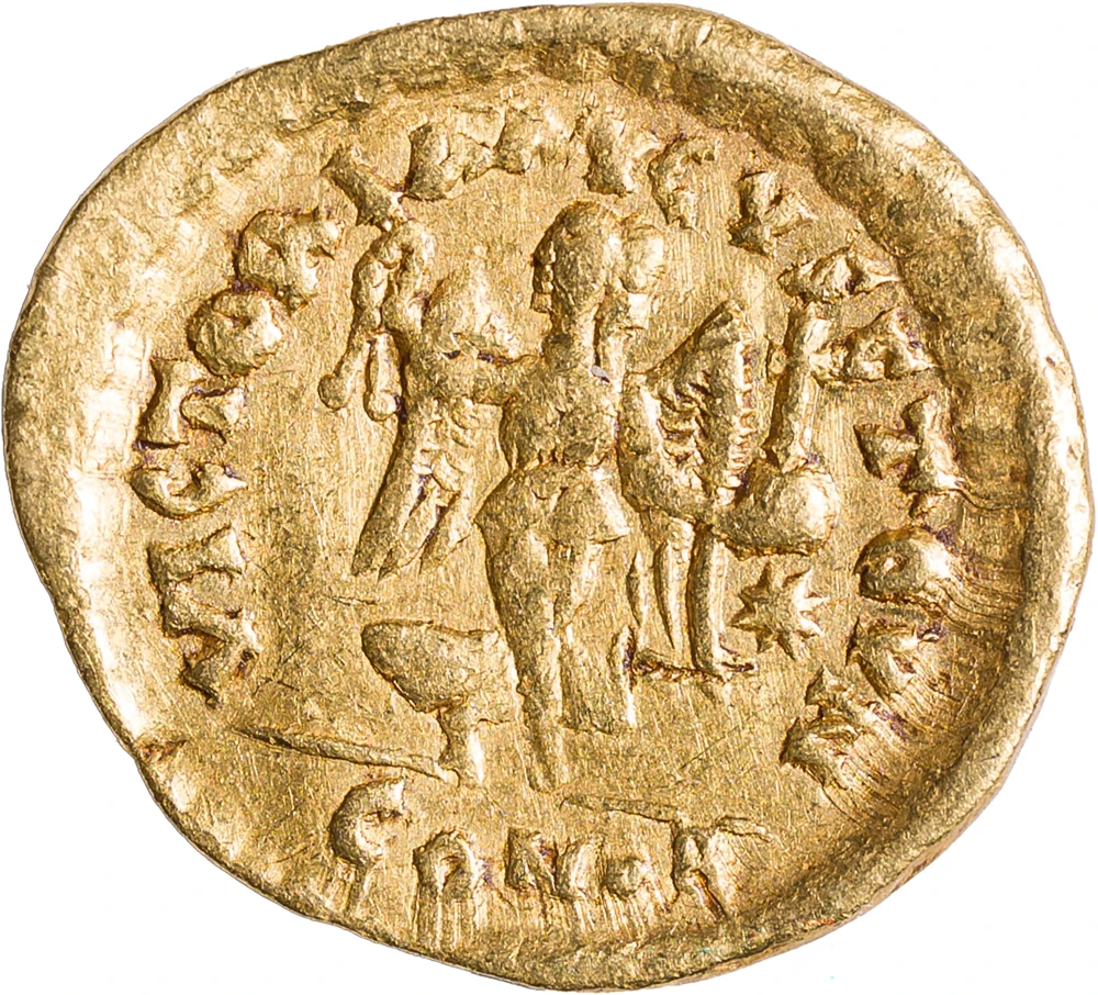 Rome. EF-AU Gold Tremissis
