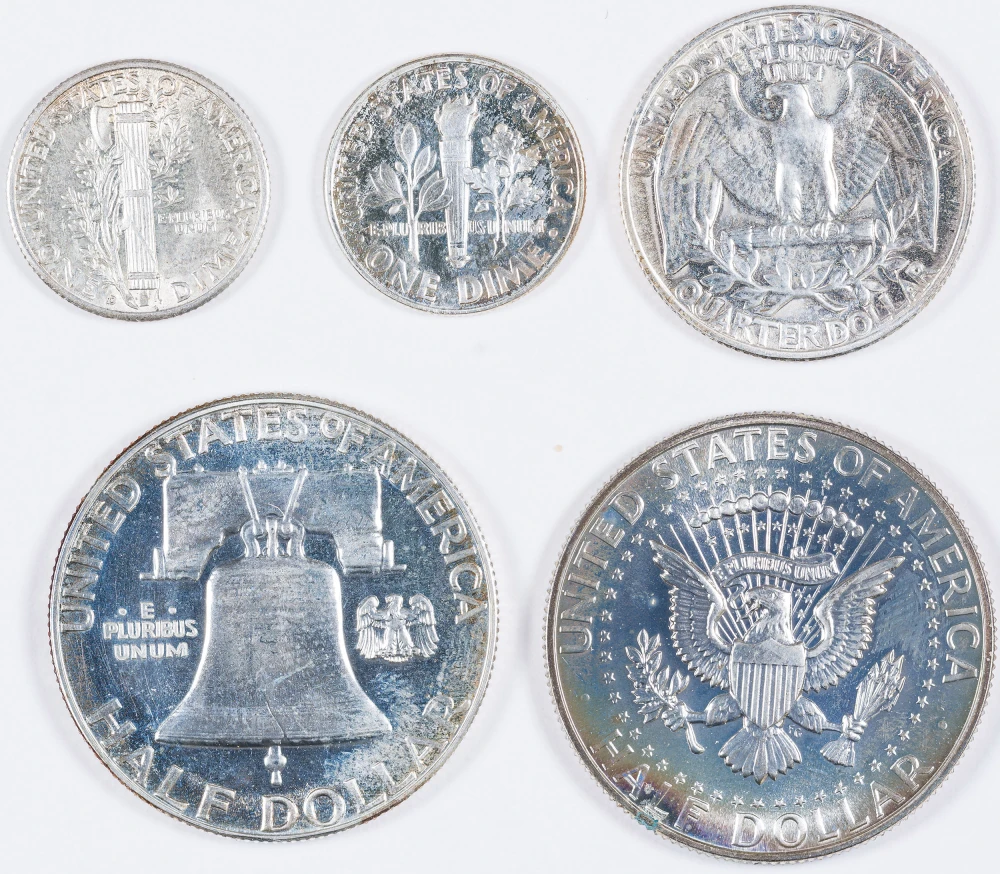 Five-Piece Silver Coin Group