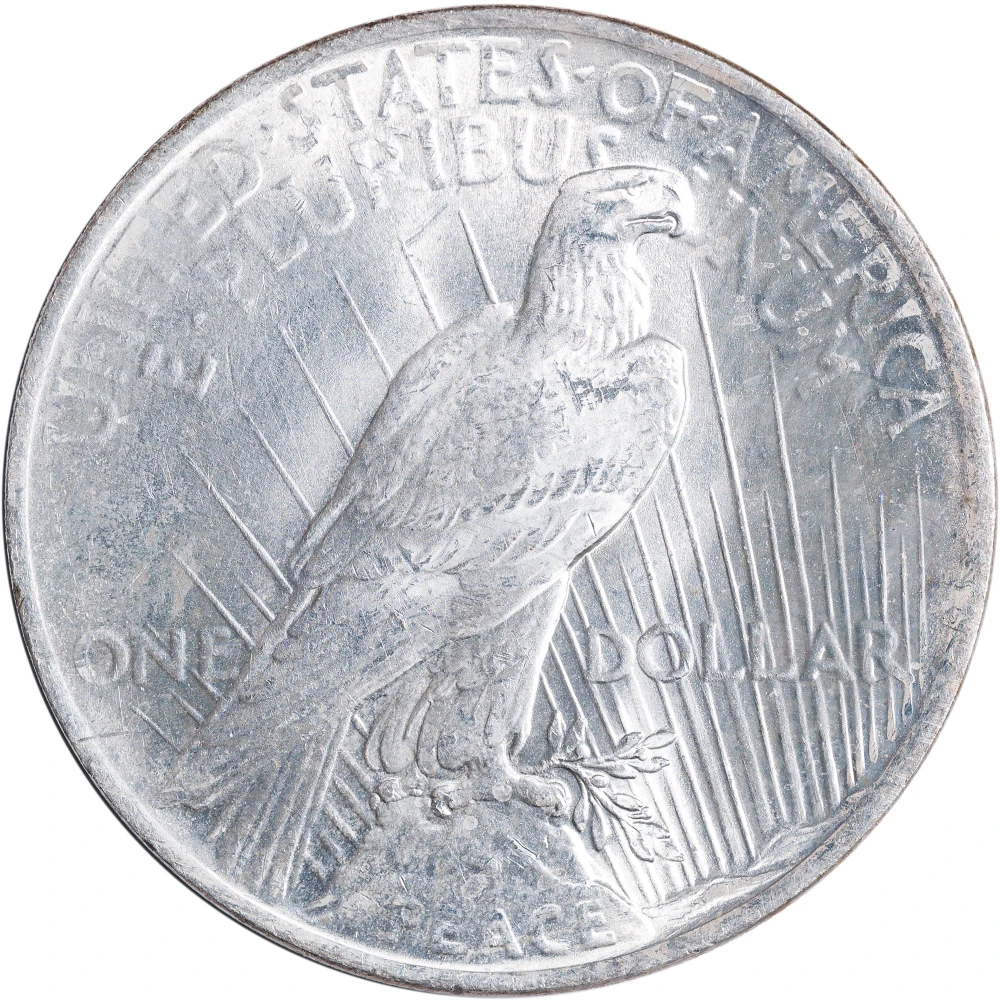 MS-60+ Morgan and Peace Dollar Pair