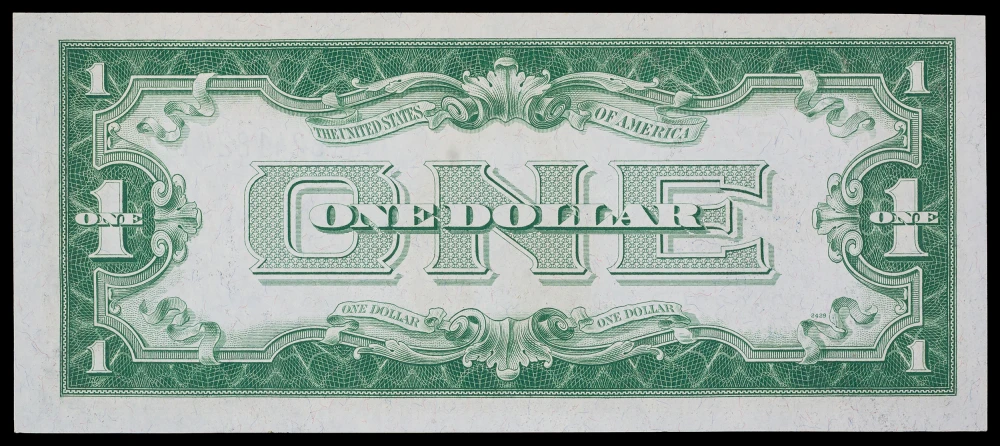 Borderline UNC 1928-B $1 Silver Certificate