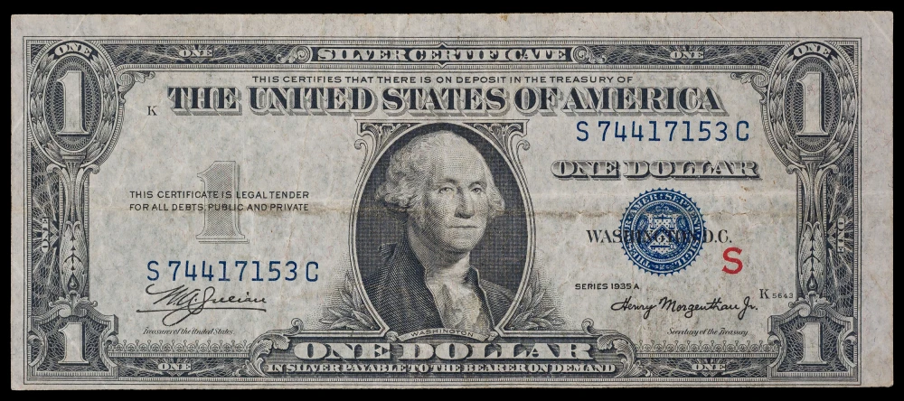 2 Piece Set Of VF Experimental 1935-A $1 