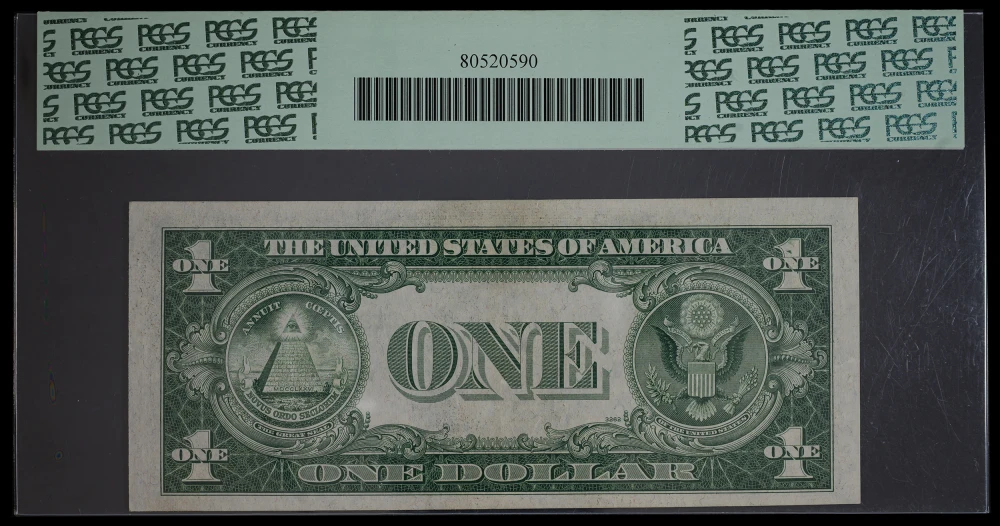 PCGS AU-50 PPQ 1935A N. Africa Overprint $1