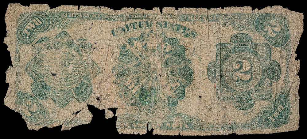 Fair 1891 $2 Treasury Note