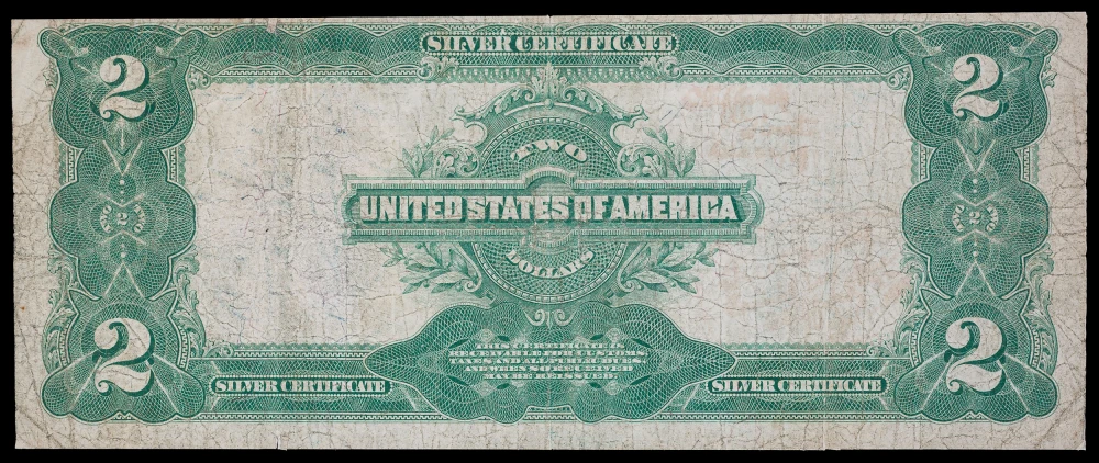 Fine 1899 $2 Silver Certificate