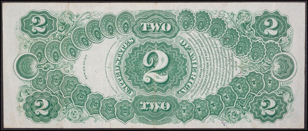 VF 1917 $2 Legal Tender Note