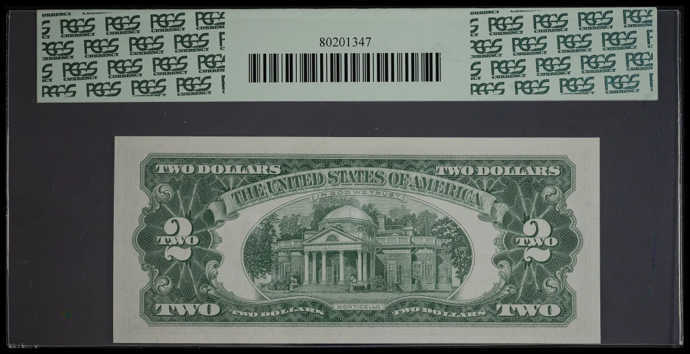 PCGS Superb Gem-67 PPQ 1963 Legal Tender $2 