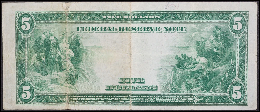 VF 1914 $5 Federal Reserve Note