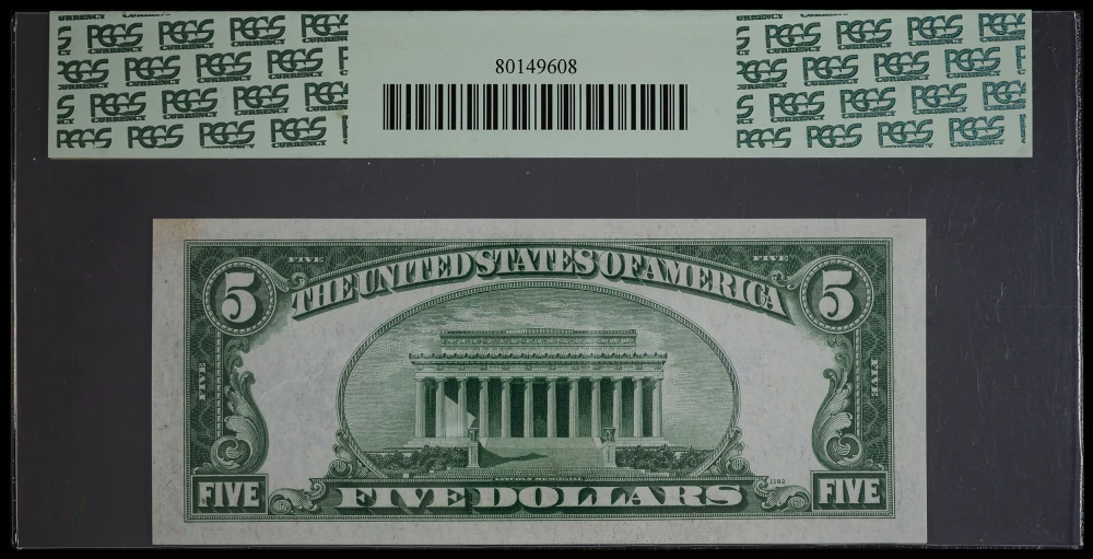PCGS Gem-65 PPQ 1934A $5 Silver Certificate