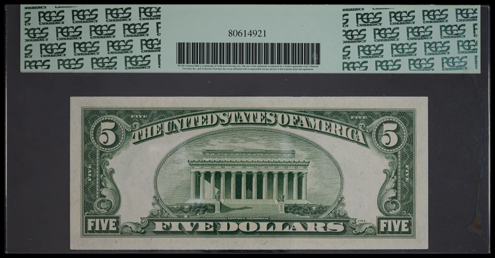 PCGS Gem-66 PPQ 1934D $5 Silver Certificate