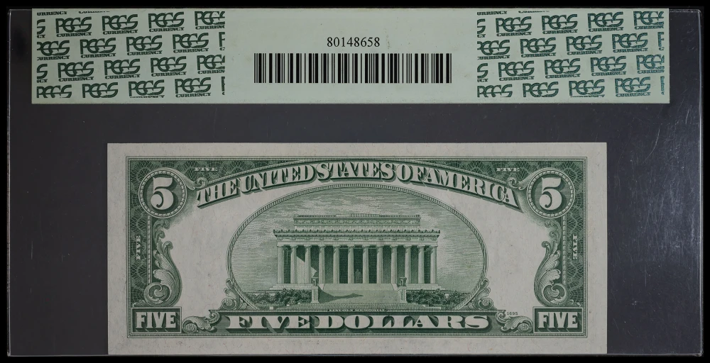 PCGS Superb Gem-67 PPQ 1934D  $5 Federal Reserve 