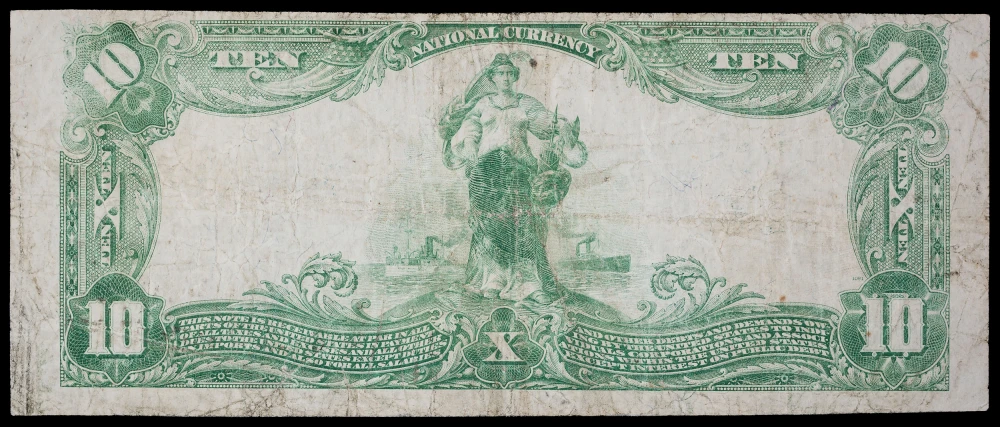 VF 1902 $10 Dover NH National