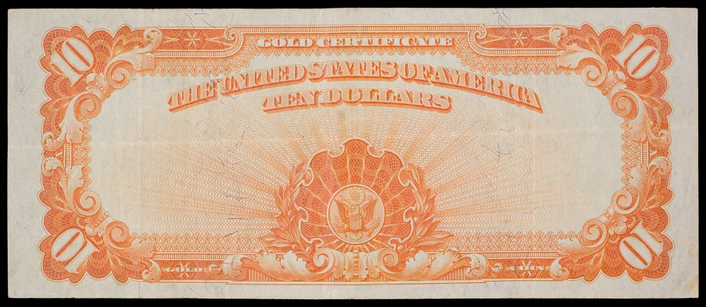 VF 1922 $10 Gold Certificate