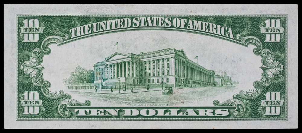 Crisp UNC 1934A North Africa $10