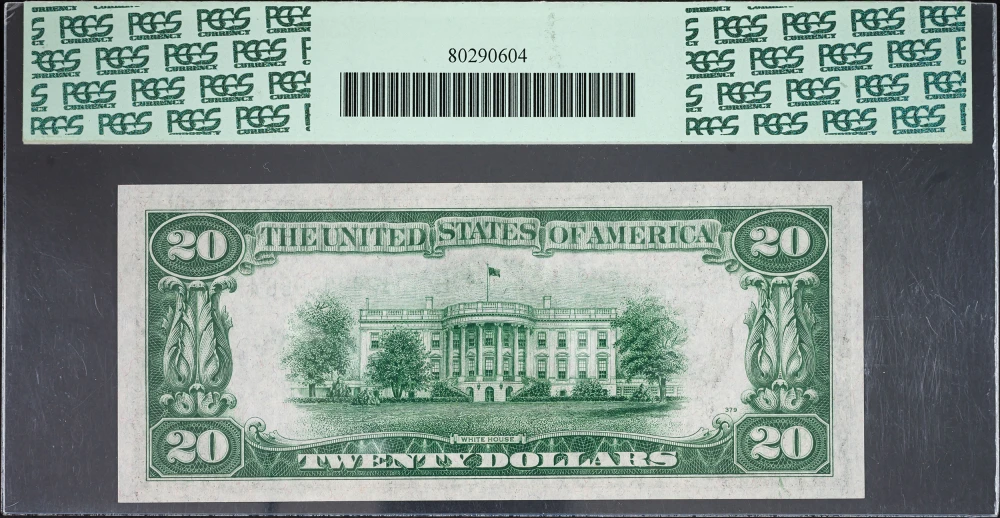 PCGS Gem-66 PPQ 1934 $20 Federal Reserve Note