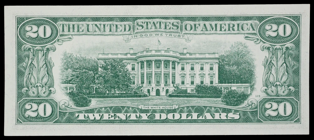 AU 1969-A $20 FRN Error