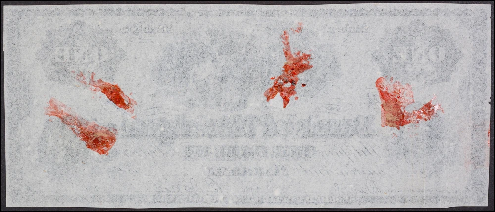 AU 1854 Marshall MI $1 Obsolete Currency