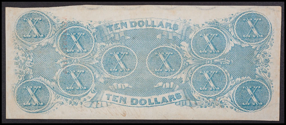 AU 1863 Confederate $10