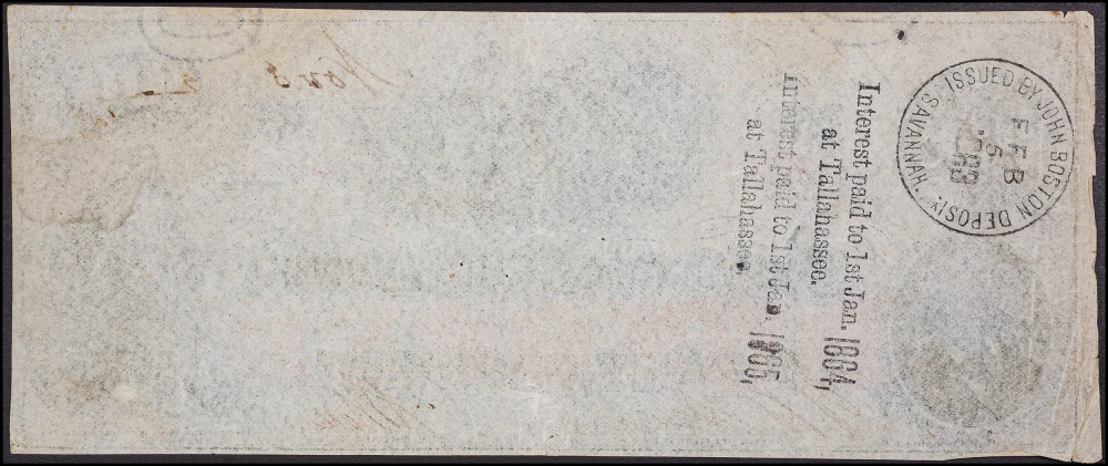 EF 1862 Confederate $100