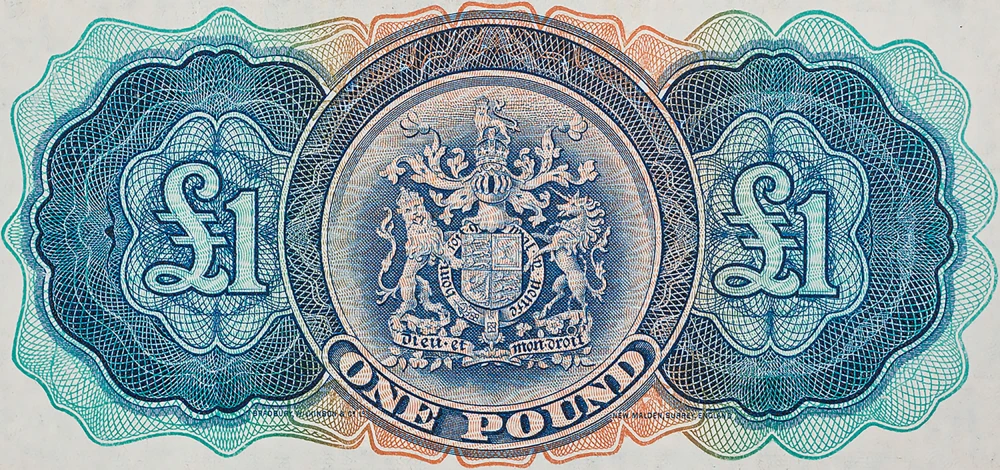 Bermuda. EF+ 1947 1 Pound