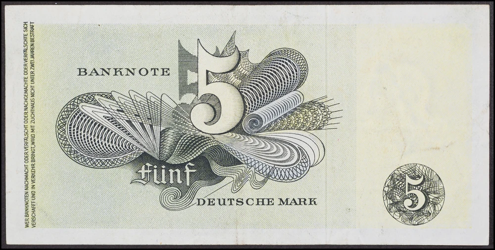 Germany. VF+ 1948 5 Marks