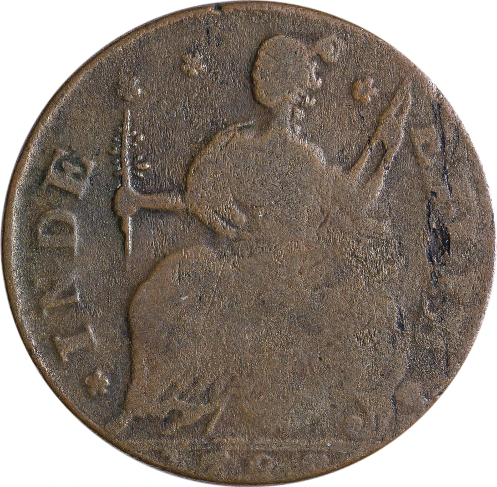 Connecticut. VG to Fine 1787 Copper